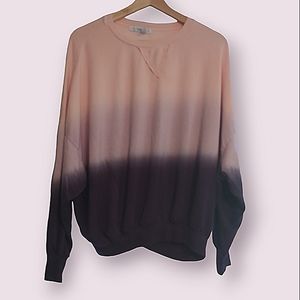 Young Fabulous Broke Size Medium Oversized Sweatshirt Juliette Ombre Tie Dye Wom